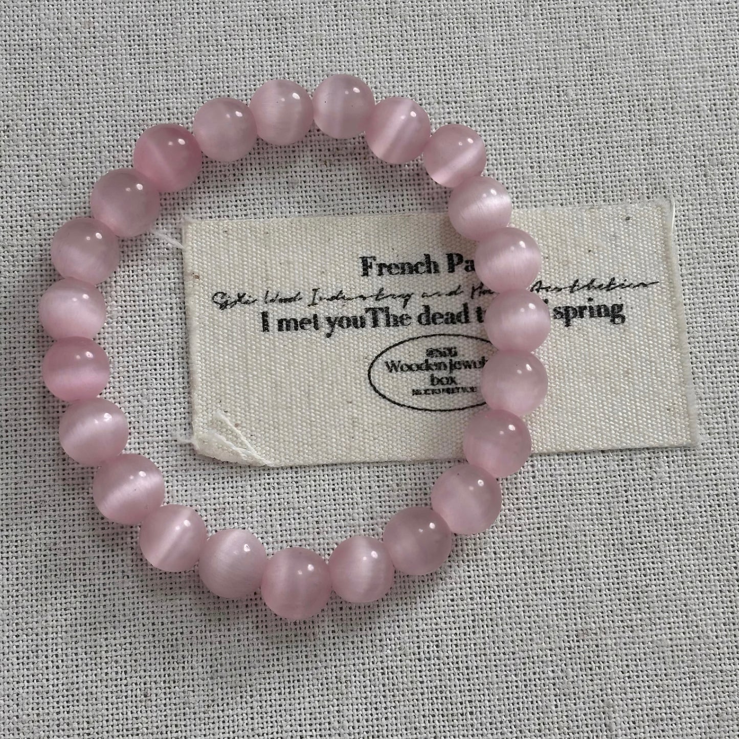 💖【Cat's Eye】Pink or Green Bracelets & Necklaces | Gentle Love Series