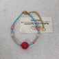 💙【Ocean Bloom】Blue Turquoise, Pink Stone & Pearl Bracelet & Necklace｜Gentle Love Series