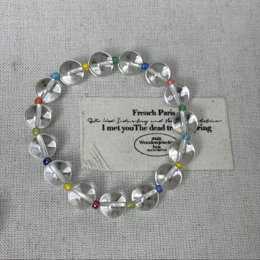 ❄️【Pure Water】White Crystal Bracelet & Necklace｜Gentle Love Series