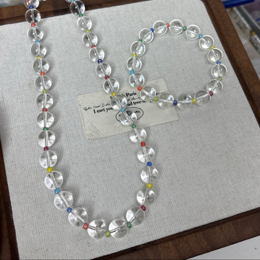 ❄️【Pure Water】White Crystal Bracelet & Necklace｜Gentle Love Series