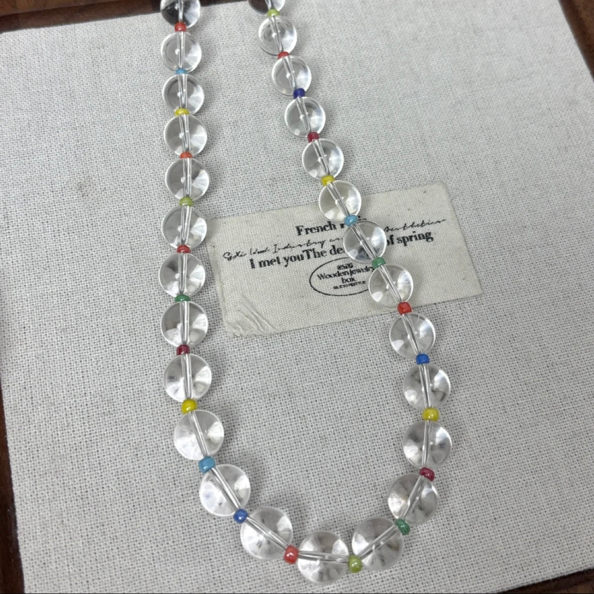 ❄️【Pure Water】White Crystal Bracelet & Necklace｜Gentle Love Series