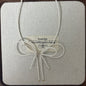 ❇️ 【Ribbon Charm】Seed Bead Necklaces｜Gentle Love Series