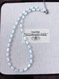 💙【Seafoam】Shell Beads / Crystal & Freshwater Pearl Necklaces｜Gentle Love Series