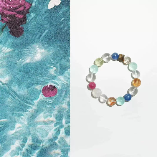 🪵【tranquility】Crystal &amp; Gemstone Bracelet｜Dopamine Energy Series