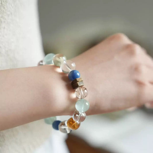 🪵【tranquility】Crystal &amp; Gemstone Bracelet｜Dopamine Energy Series