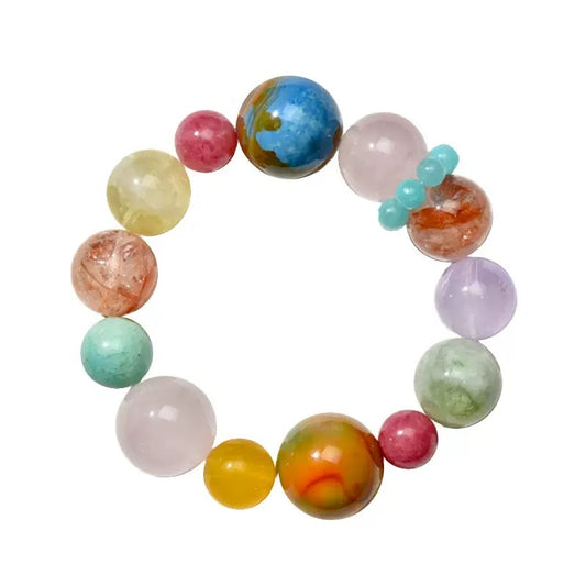 🪐【Cosmo】Planetary Gemstone Bracelet｜Dopamine Energy Series