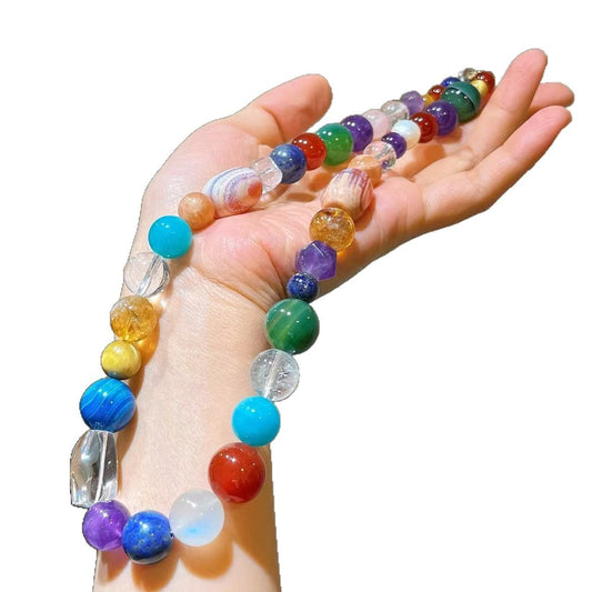 👑【Crown】Chakra Harmony Necklace｜Dopamine Energy Series