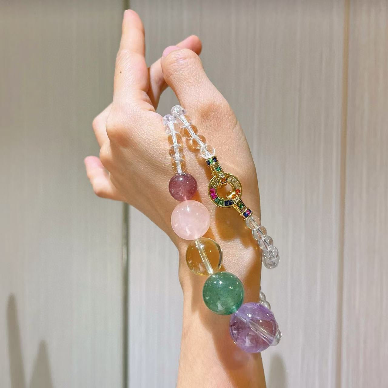 💫【Celestia】Crystal Harmony Necklace｜Dopamine Energy Series