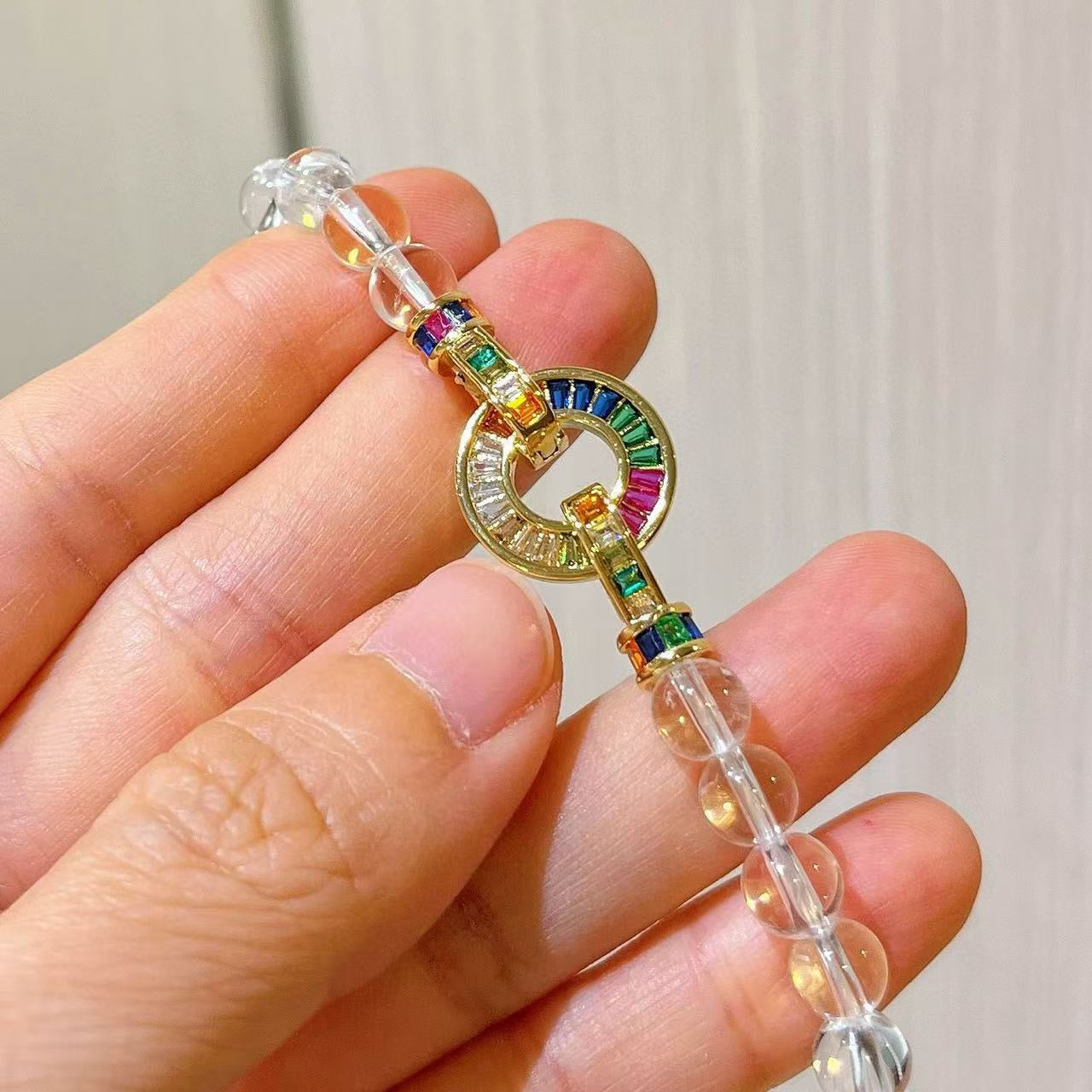 💫【Celestia】Crystal Harmony Necklace｜Dopamine Energy Series