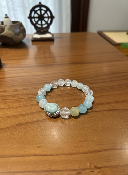 Aquamarine Bracelet - Top View