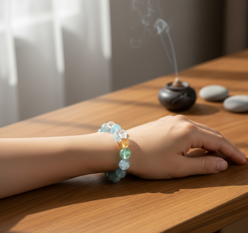 Azure Aquamarine Bracelet - Lifestyle Accurate