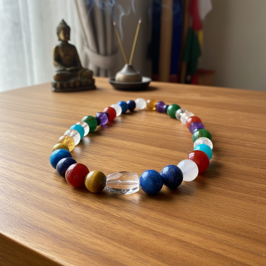 Chakra Necklace - Flat