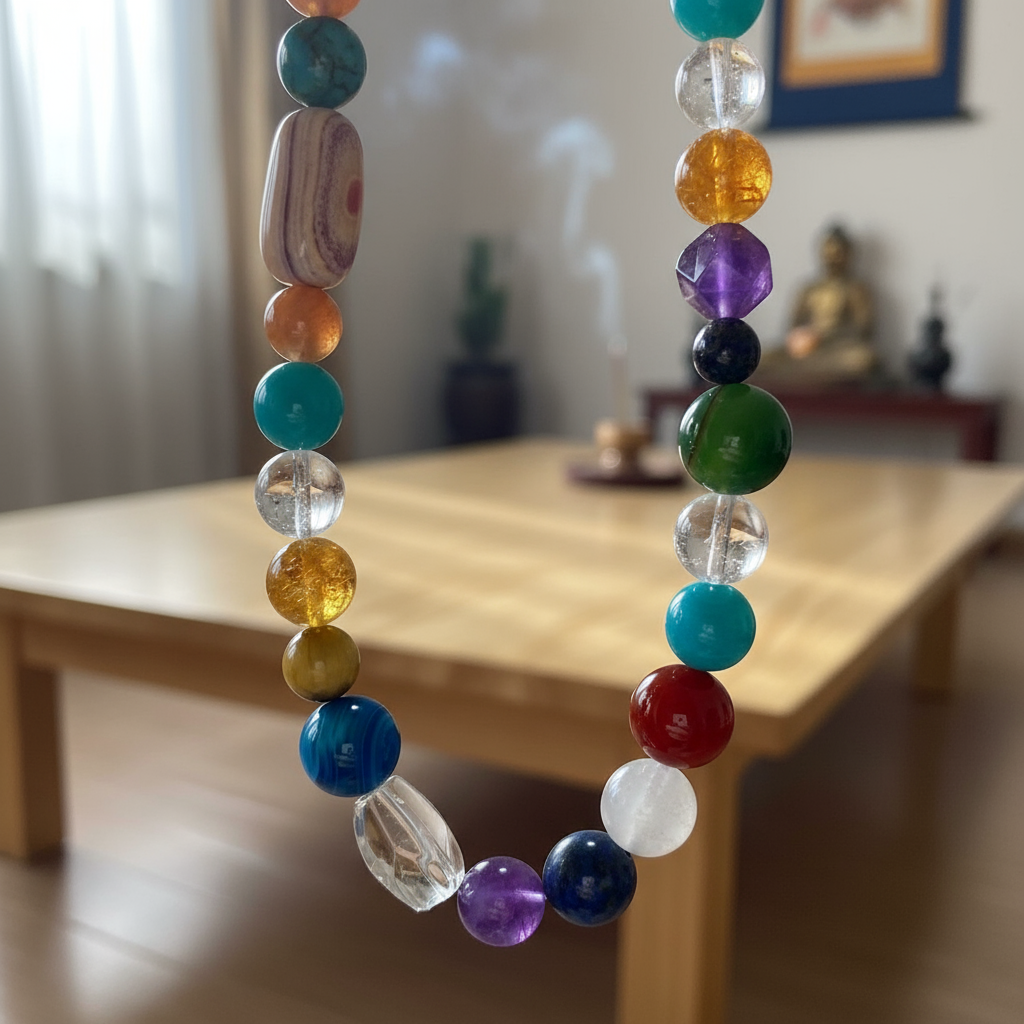 Chakra Necklace - Vertical