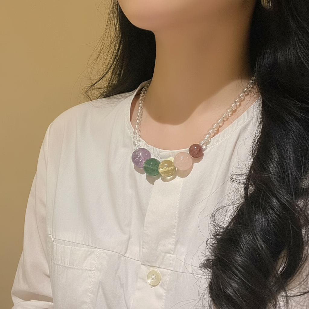 Crystal Necklace - Neck Lifestyle