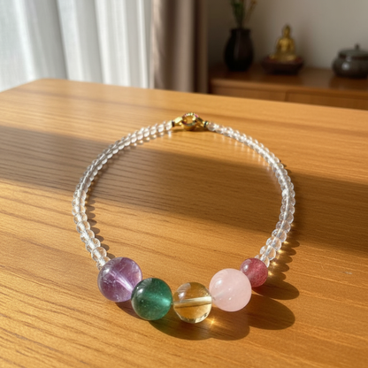 Crystal Necklace - Top View