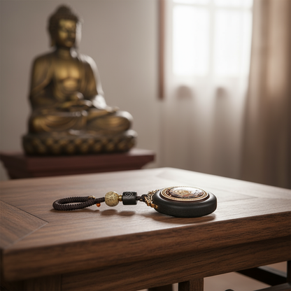 Ebony Goddess Keychain - Close Up 1