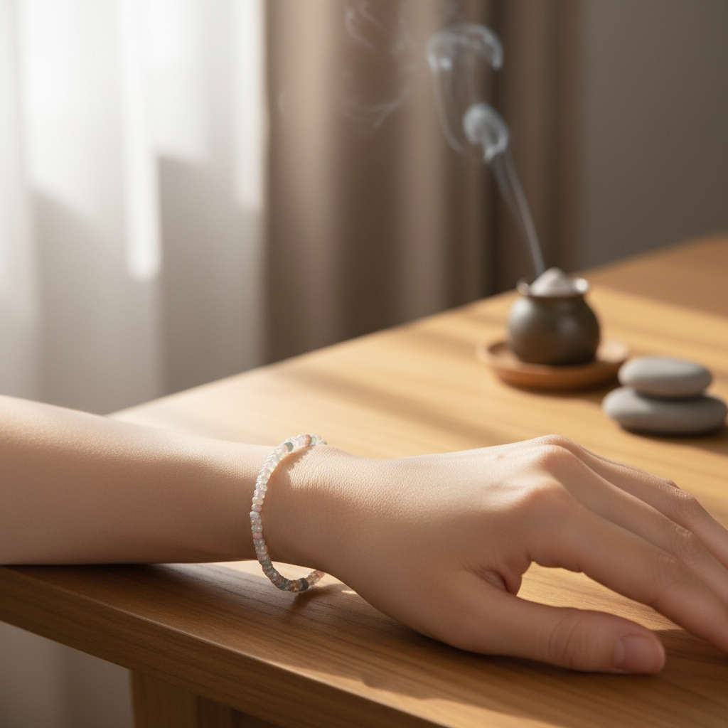 Glass Peanut Bead Set - Lifestyle Worn