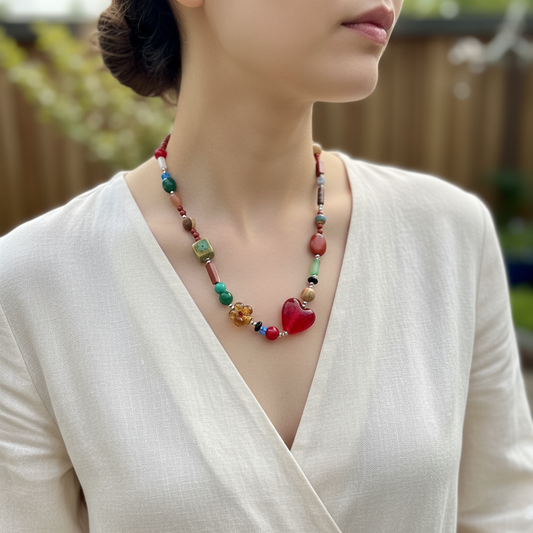 Heart Necklace - Lifestyle