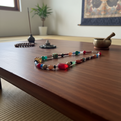 Heart Necklace - Side View