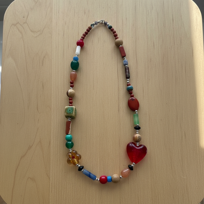 Heart Necklace - Top View