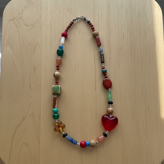 Heart Necklace - Top View