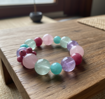 Rosy Aura Bracelet - Close Up