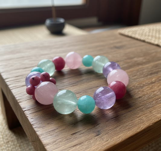 Rosy Aura Bracelet - Close Up