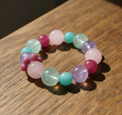 Rosy Aura Bracelet - Top Angle 2