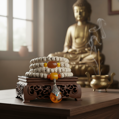 Star Moon Bodhi Mala - On Box