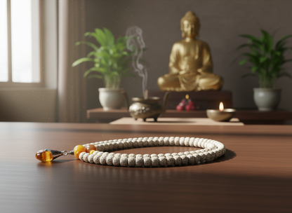 Star Moon Bodhi Mala - Side Angle